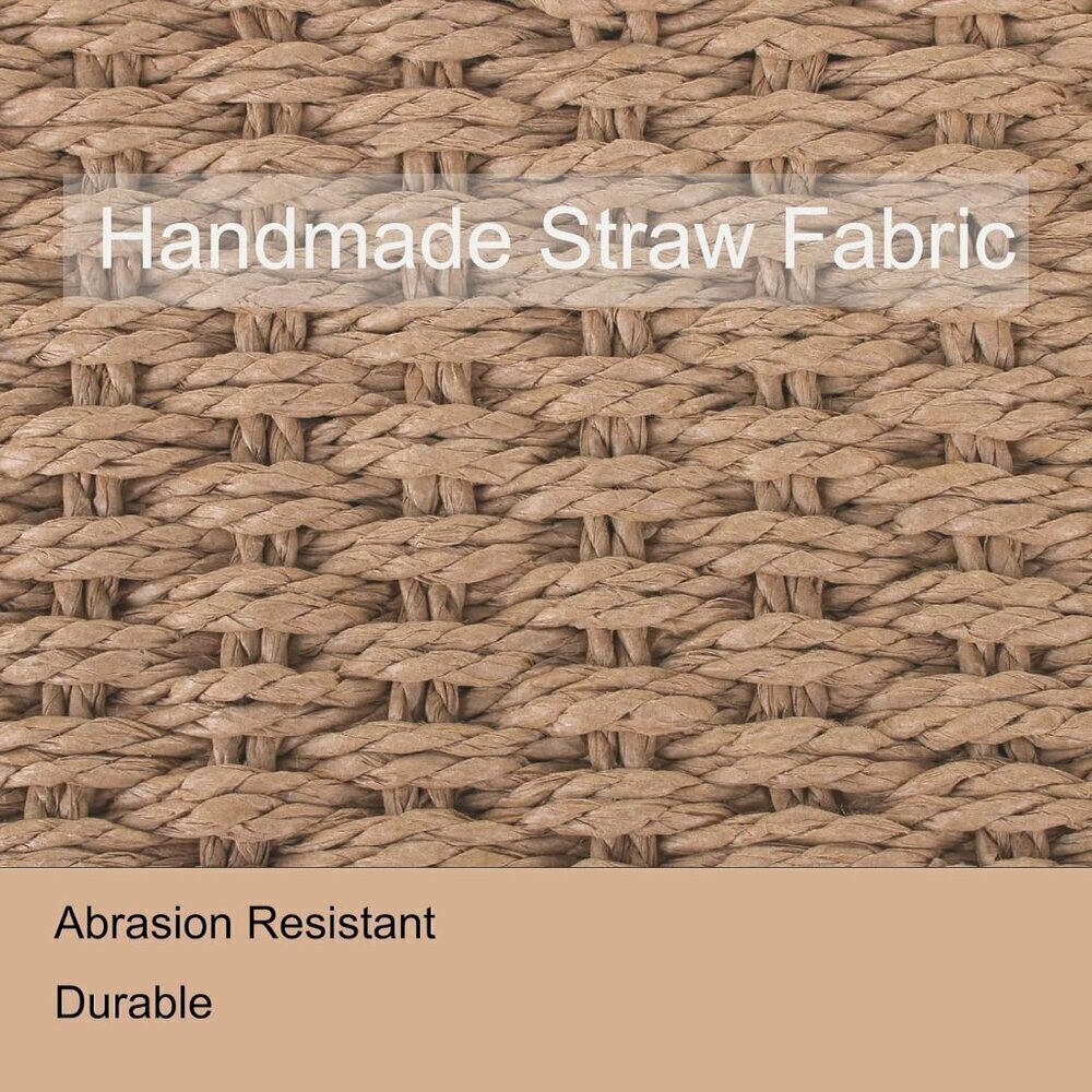 Small Handmade Straw Bag for Women Natural Summer Beach Shoulder Crossbody - Picture 4 of 7
